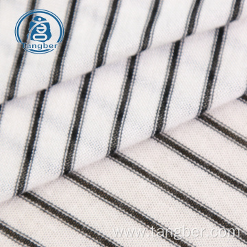 High quality cotton stripe textile custom fabric